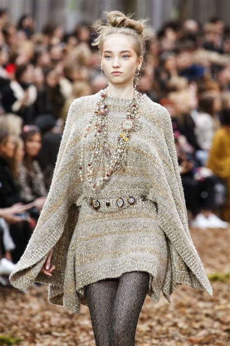 chanel fall 2018 ready to wear|chanel runway dresses.